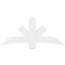 Ekena Millwork Alberta Architectural Grade PVC Gable Bracket, 60"W x 27 1/2"H x 2"D x 6"F, 11/12 Pitch GBP060X28X0206ALB00 - alternate 4
